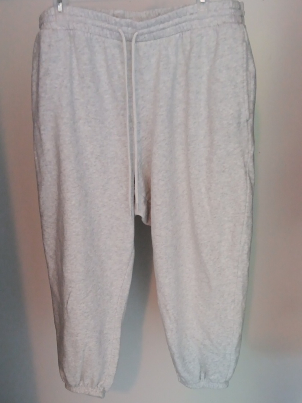 Old Navy Jogger Track Sweatpants Size XXL Women's Petite Light Gray Loungewear
